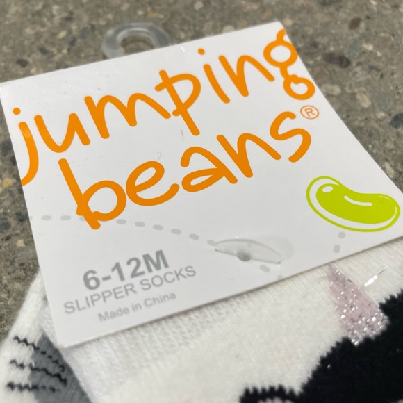 NWT Jumping Beans Unicorn Kitty Slipper Socks, size 6-12 months - Picture 6 of 7